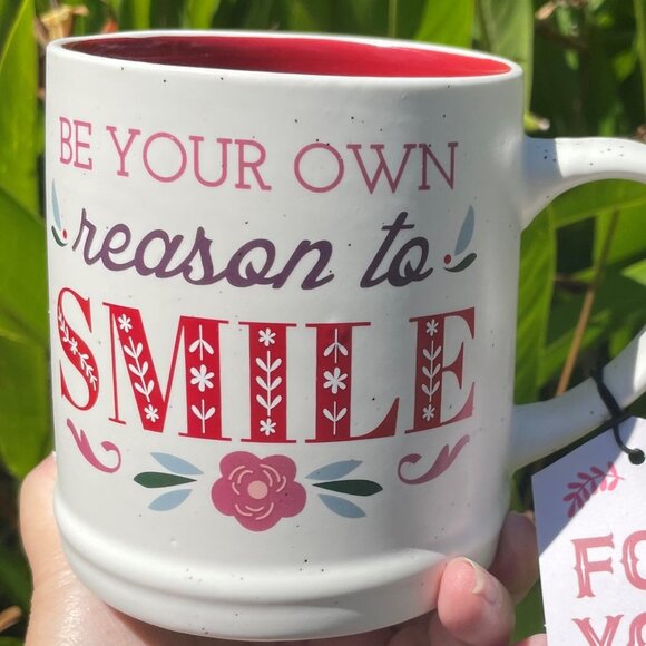 NWT - “Be Your Own Reason to Smile” mug - Picture 6 of 6
